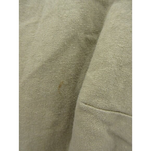 J Crew Jumpsuit 4 Linen One Piece Wide Leg Cottage Peasant Zip Up * - Picture 7 of 12